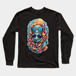 Cool Catch Tees: Dive into Summer Style with Funky Fish Fashion Long Sleeve T-Shirt